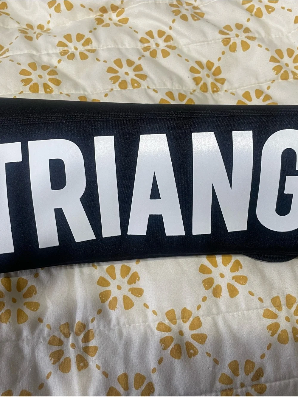 TRIANGL swimwear Black Logo Drawstring Backpack